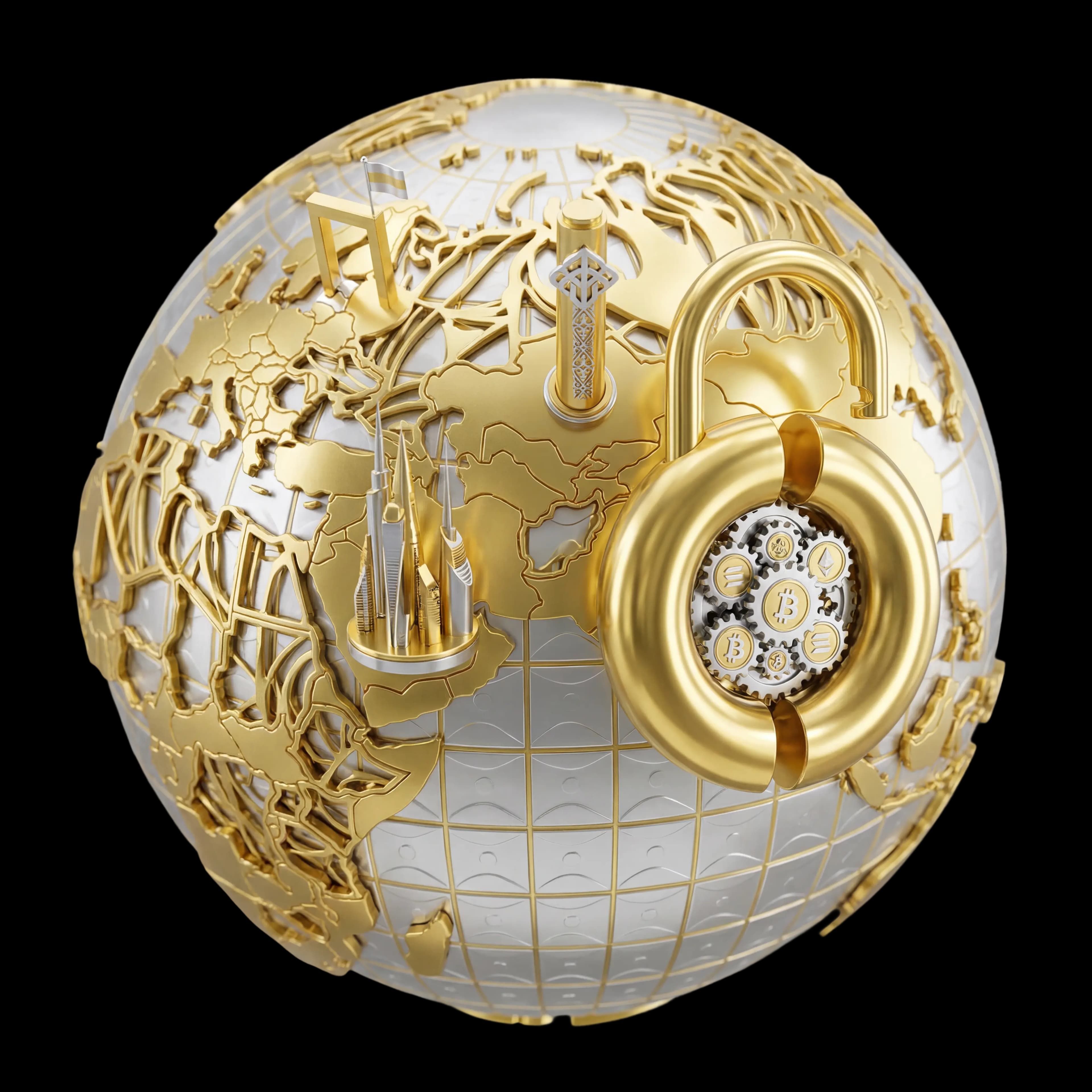 Глобальное присутствие P2P Chat